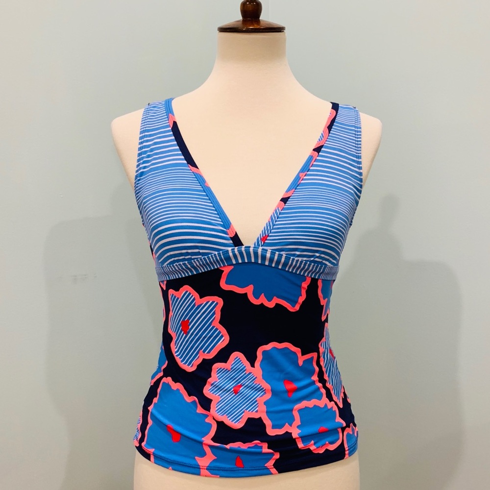 NWT • Anne Cole • Locker Floral Tankini Top